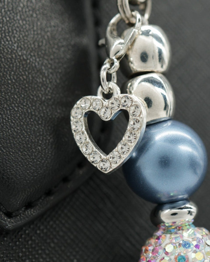 Silver plated heart charm