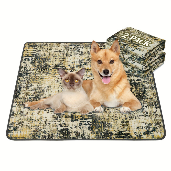Bohemian Style Pet Mat Stain Resistant Easy To Care Urine Pad by Ricaloux