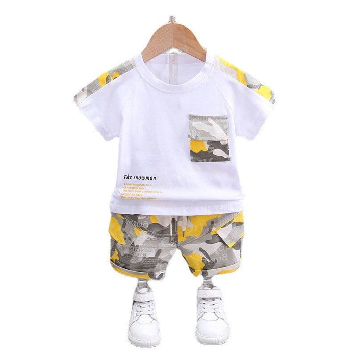 Boys' Casual Children's Children's Clothing Casual Short-sleeved Shorts - RICALOUX