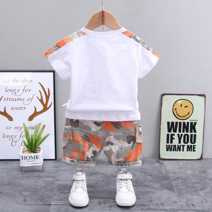 Boys' Casual Children's Children's Clothing Casual Short-sleeved Shorts - RICALOUX