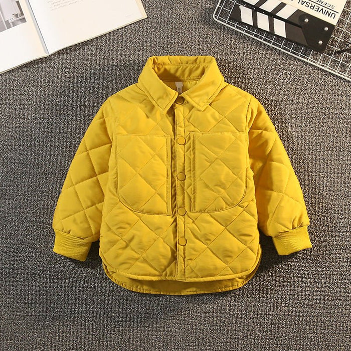 Boys Puffer Jacket Children Thin Cotton Clothing Fashionable Thickened - RICALOUX