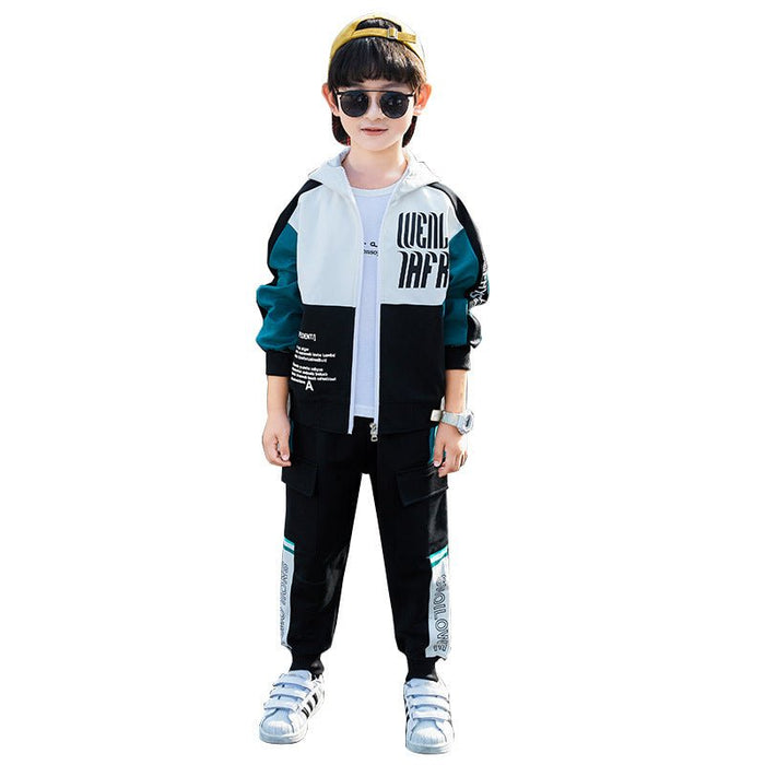 Boys Spring Clothing Sports Jacket Trousers Suit - RICALOUX
