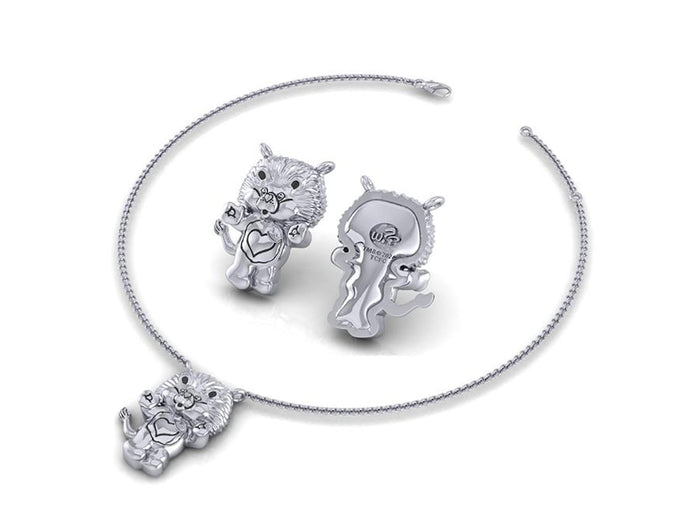 Brave Heart Lion Necklace, Care Bears Cousins *RETIRING*