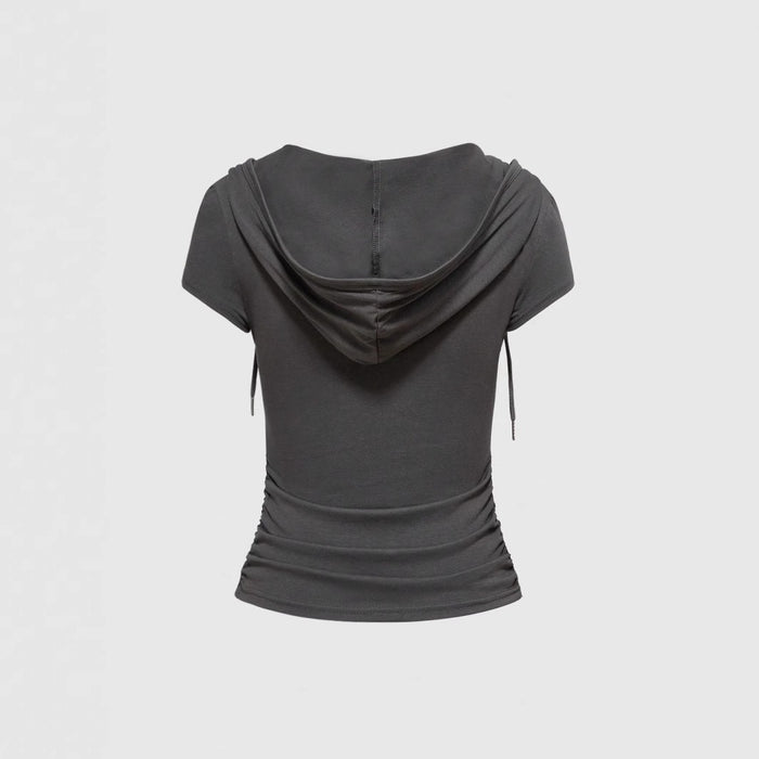 Casual Round-neck Printed Mock-two-piece T-shirt – Premium 0 | RICALOUX