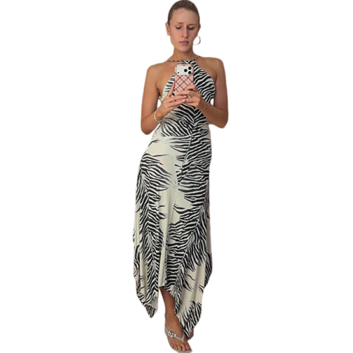 Chic Figure-flattering Off-shoulder Backless Asymmetrical Dress by Ricaloux