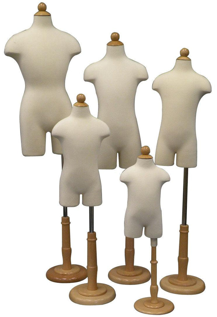 Child Display 3/4 Dress Form MM-JF11C - Mannequin Mall