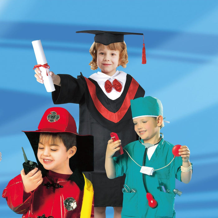 Children's Captain Clothing Girls Stewardess Clothing Holiday Party Performance Wear by Ricaloux