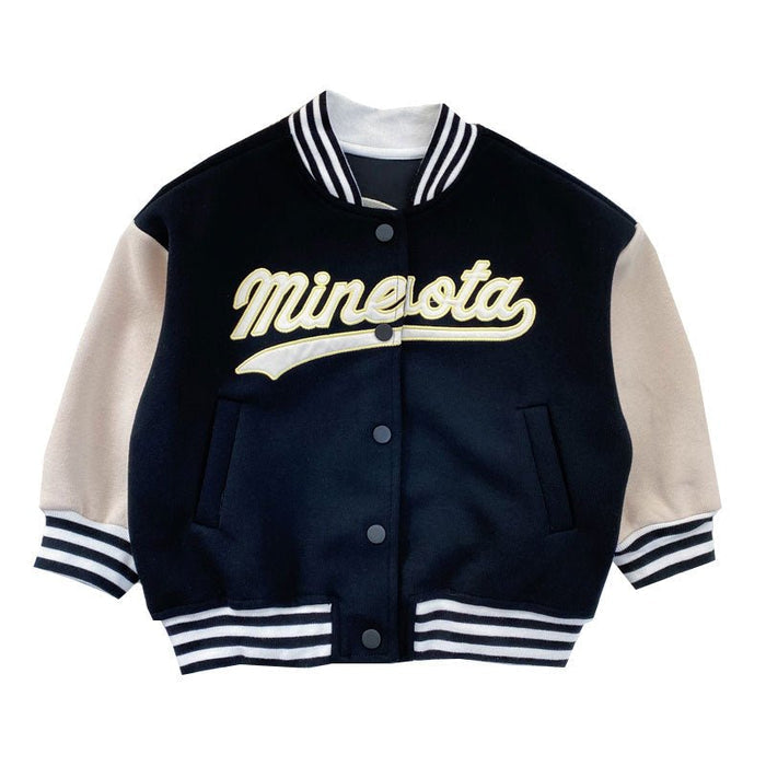 Children's Clothing Boys All-match Korean Baseball Uniform Jacket - RICALOUX