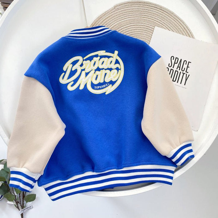 Children's Clothing Boys All-match Korean Baseball Uniform Jacket - RICALOUX
