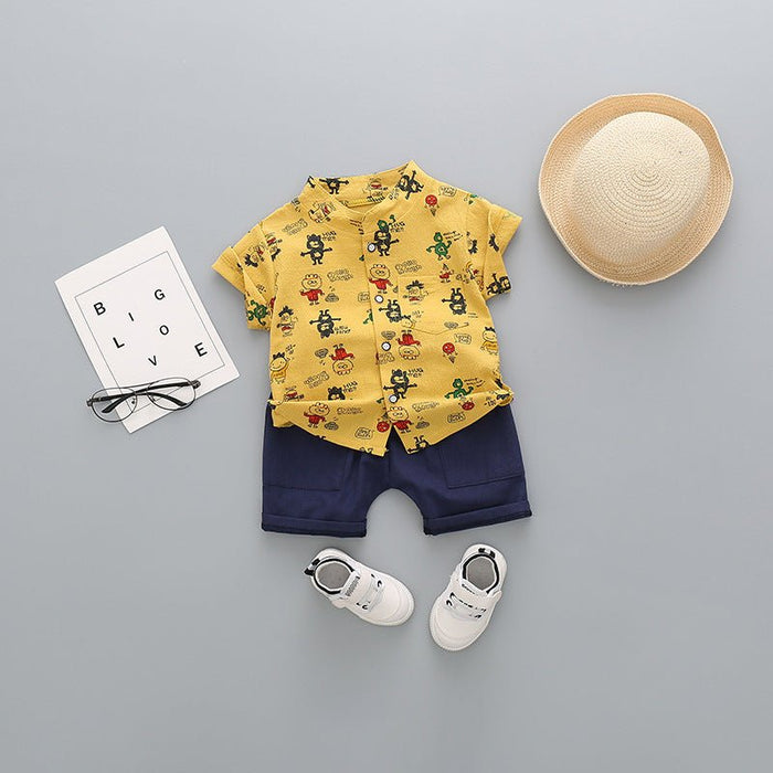 Children'S Clothing, Boys And Children'S Short-Sleeved Shorts - RICALOUX