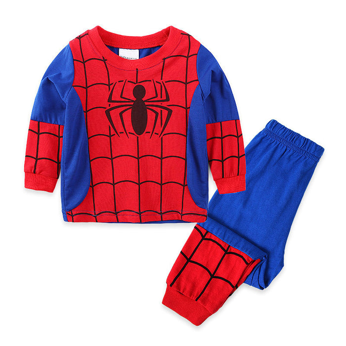 Children's Pajamas Boys' Cotton Long Sleeve Clothing by Ricaloux