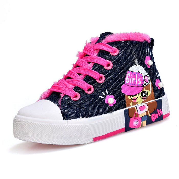 Children's Shoes Canvas Girls' Sneakers - RICALOUX