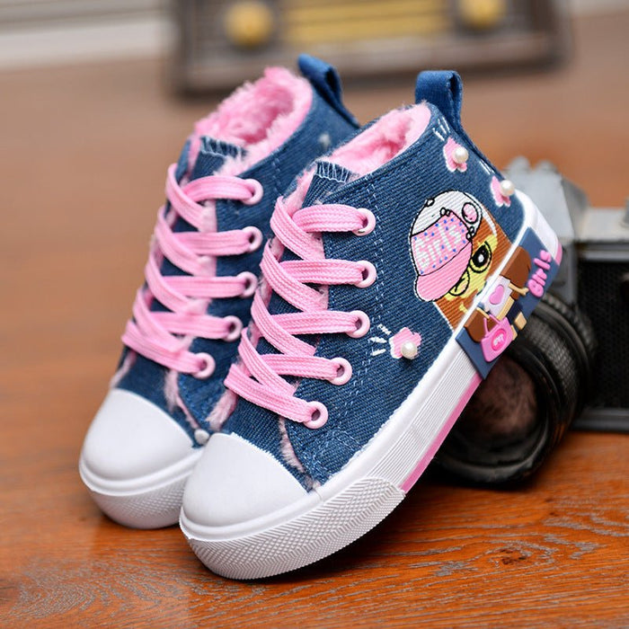 Children's Shoes Canvas Girls' Sneakers - RICALOUX