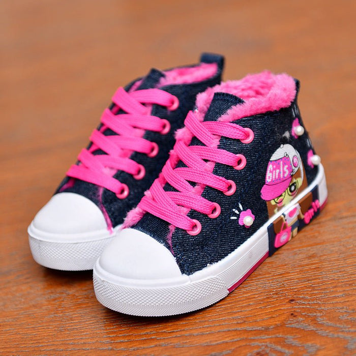 Children's Shoes Canvas Girls' Sneakers - RICALOUX