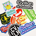 Civilian - Stickers - 10-pk (Assorted)