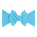 Soft Nylon Headband Knot Style One Size: neon blue-Baby Bling Bows