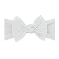Soft Nylon Headband Classic Knot One Size: ash-Baby Bling Bows