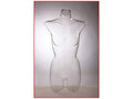 Clear Mannequin Torso MM-PS-PC/LNG