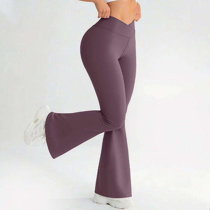 Cross-waist Hip-lifting And Butt-lifting Yoga Fitness Pants – Premium 0 | RICALOUX
