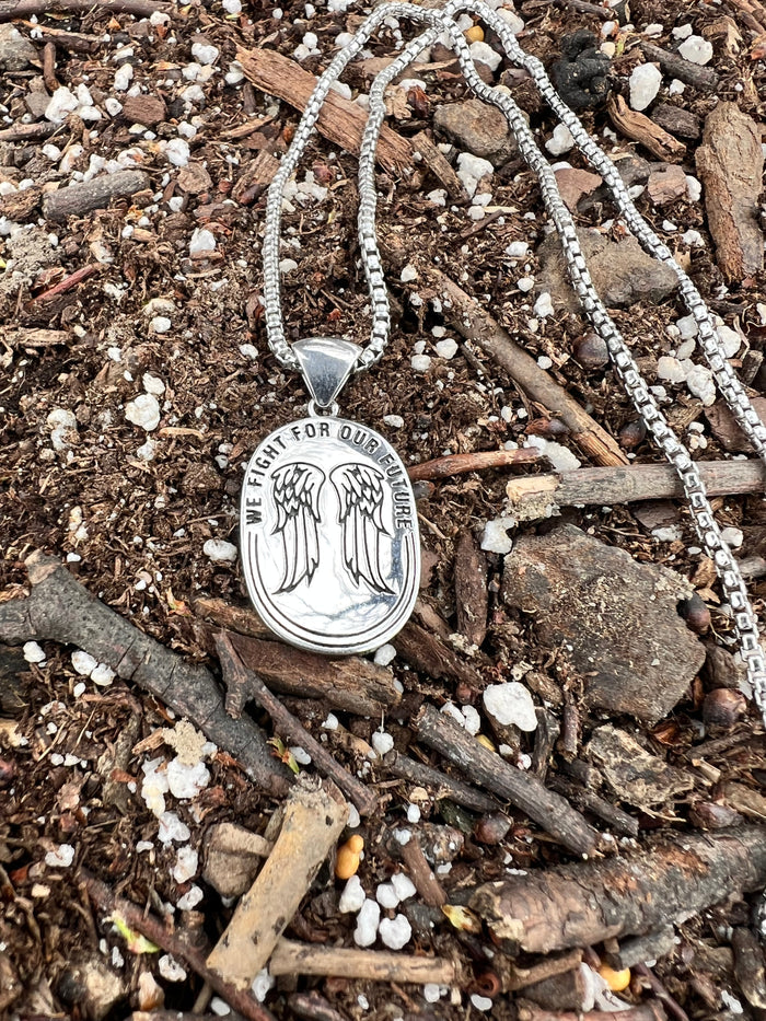 Daryl Wings Medallion, The Walking Dead *RETIRING*
