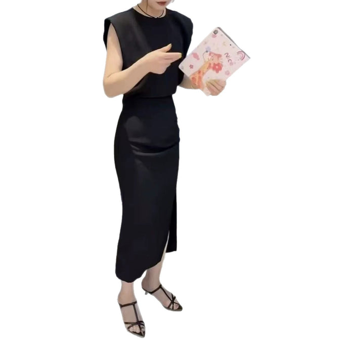 Designer-style Backless Sleeveless Dress For Women – Premium 0 | RICALOUX