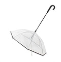 Dog's Transparent Umbrella With Traction Chain Removable Umbrella Pet Products by Ricaloux