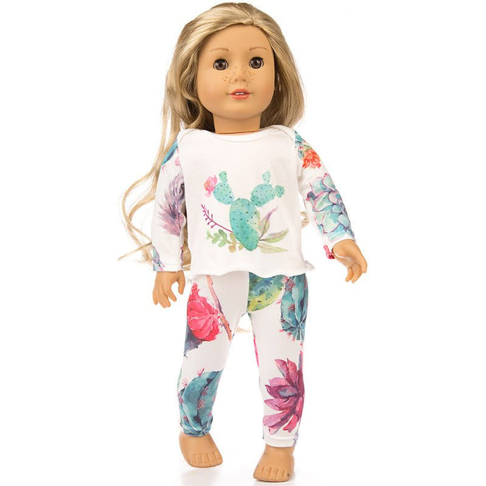 Doll Pajama Set American Girl Shaf Doll Clothes - RICALOUX