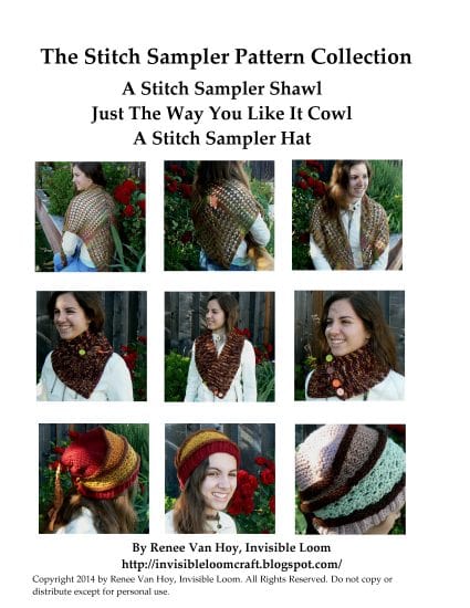 Cover for stitch sampler collection