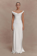 Elegant Lace Evening Dress With A Boat Neckline – Premium 0 | RICALOUX
