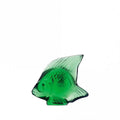 Lalique Emerald Green Crystal Fish Sculpture - Berry's Jewellers