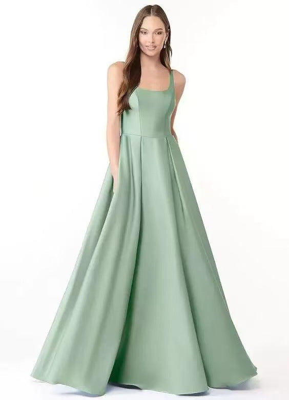 Evening Gown With Straps For Western Banquets by Ricaloux