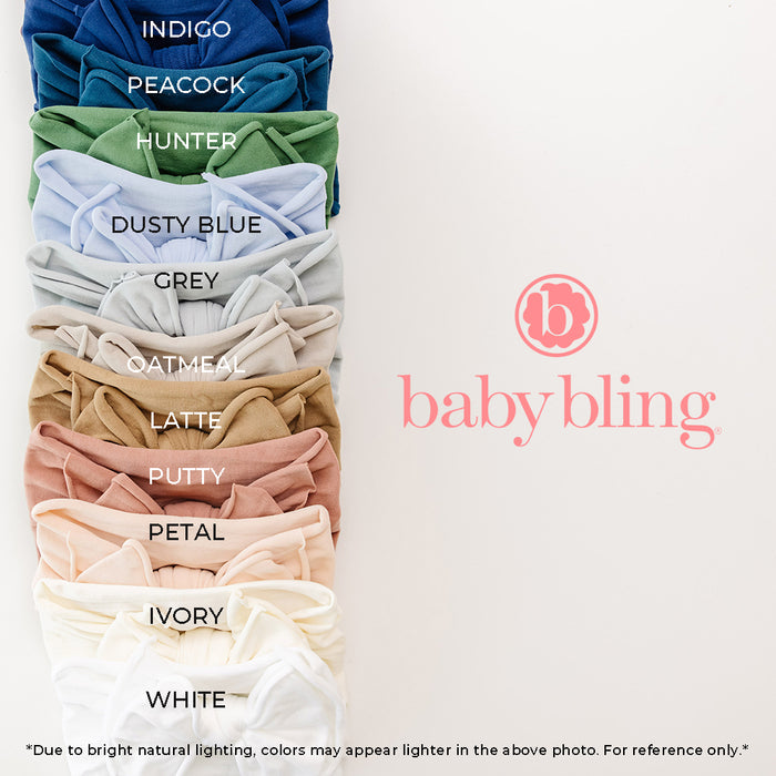 FAB-BOW-LOUS®: grey | Headbands for Baby Girl