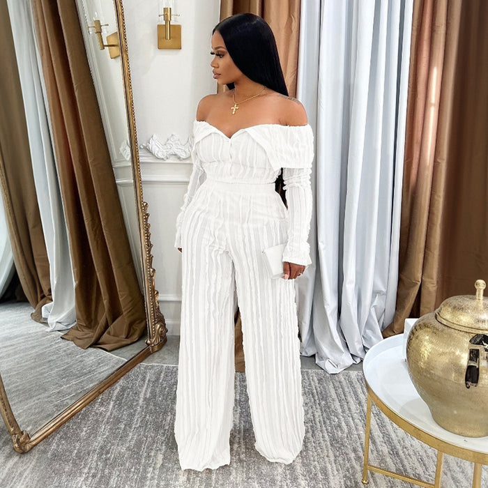 Fashionable And Sexy One-shoulder Ruffled-neck Design – Premium 0 | RICALOUX