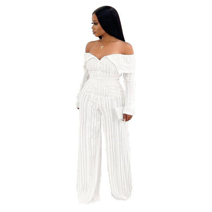 Fashionable And Sexy One-shoulder Ruffled-neck Design – Premium 0 | RICALOUX