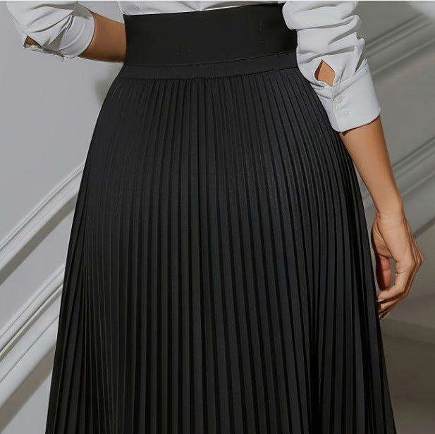 Fashionable Elegant Professional Womens Pleated Skirt – Premium 0 | RICALOUX