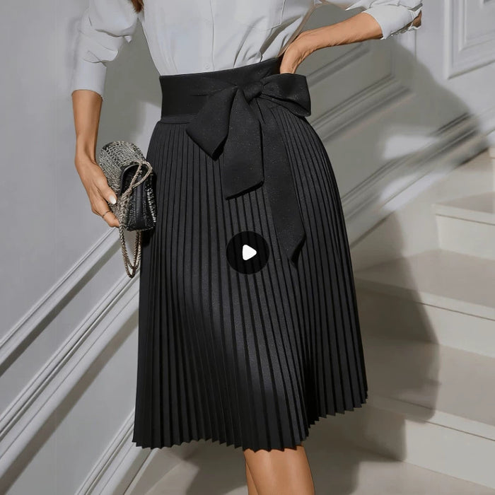 Fashionable Elegant Professional Womens Pleated Skirt – Premium 0 | RICALOUX