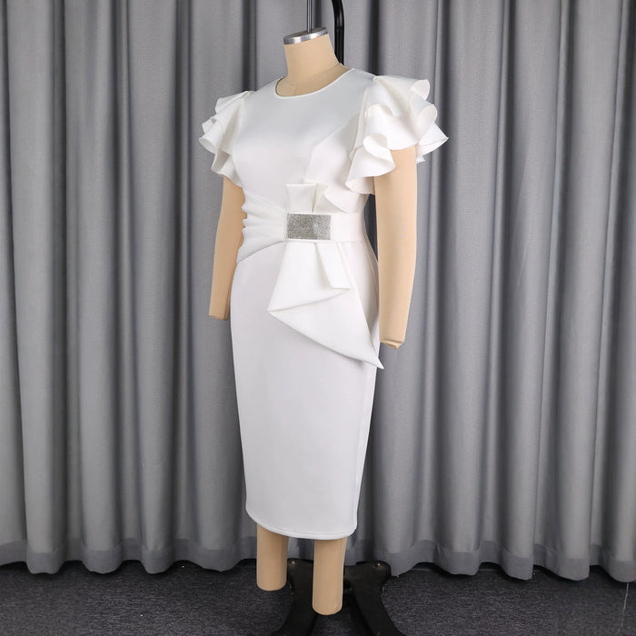 Fashionable High-waisted Figure-hugging Sheath Dress – Premium 0 | RICALOUX