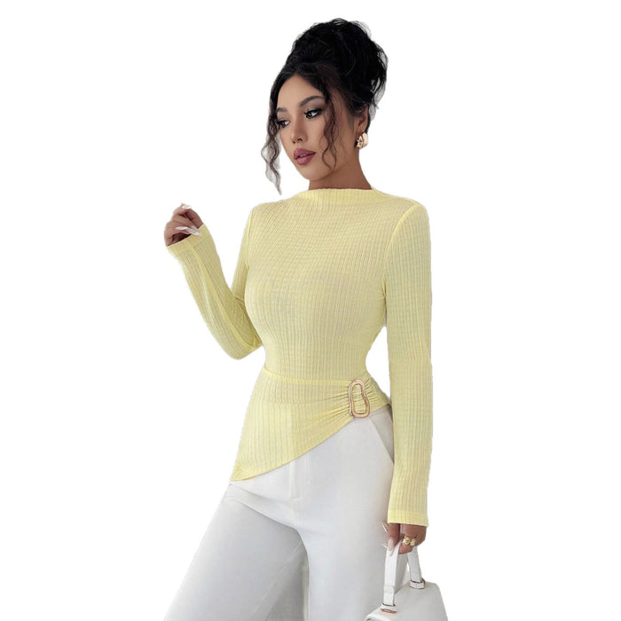 Fashionable Womens Fallwinter Long Sleeve Top – Premium 0 | RICALOUX