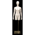Female Egghead Mannequin Torso With Base MM-TFWEG - Mannequin Mall