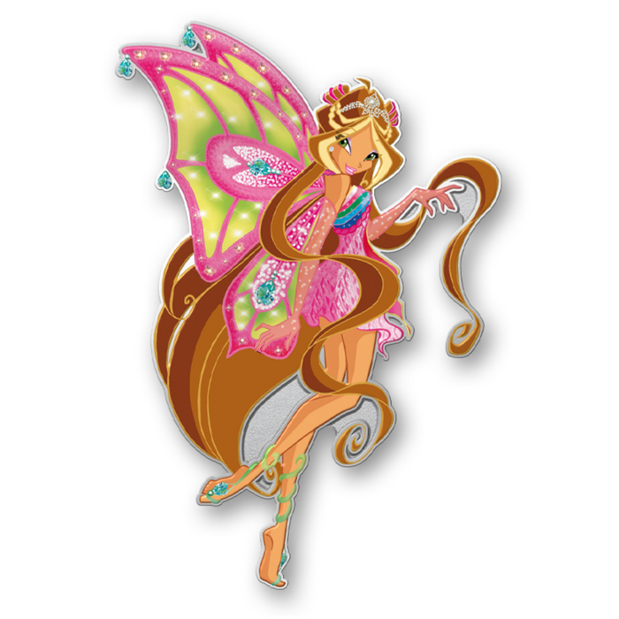 Flora Fairy Enchantix Pin, Winx Club