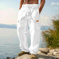 Four-season Thin Loose-fit Multi-pocket Workwear Casual Wide-leg Long Pants by Ricaloux