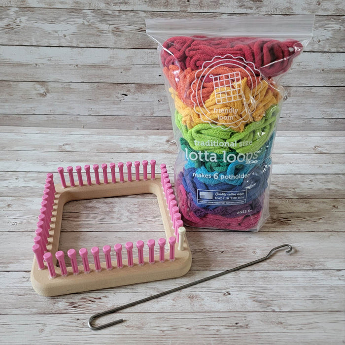 Friendly Loom Traditional Size Lotta Loops 7" Loops Yarn