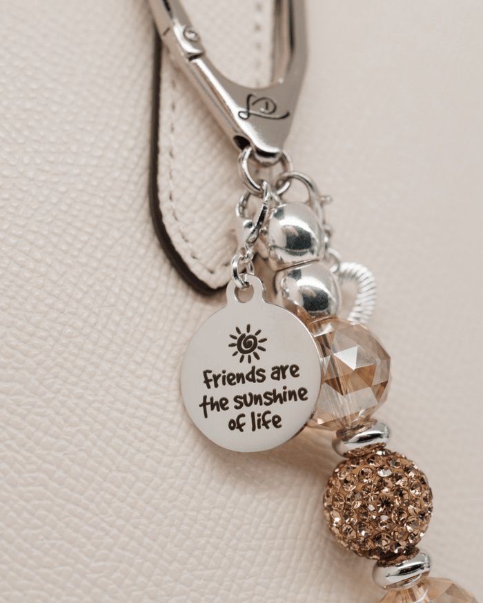 Polished stainless charm