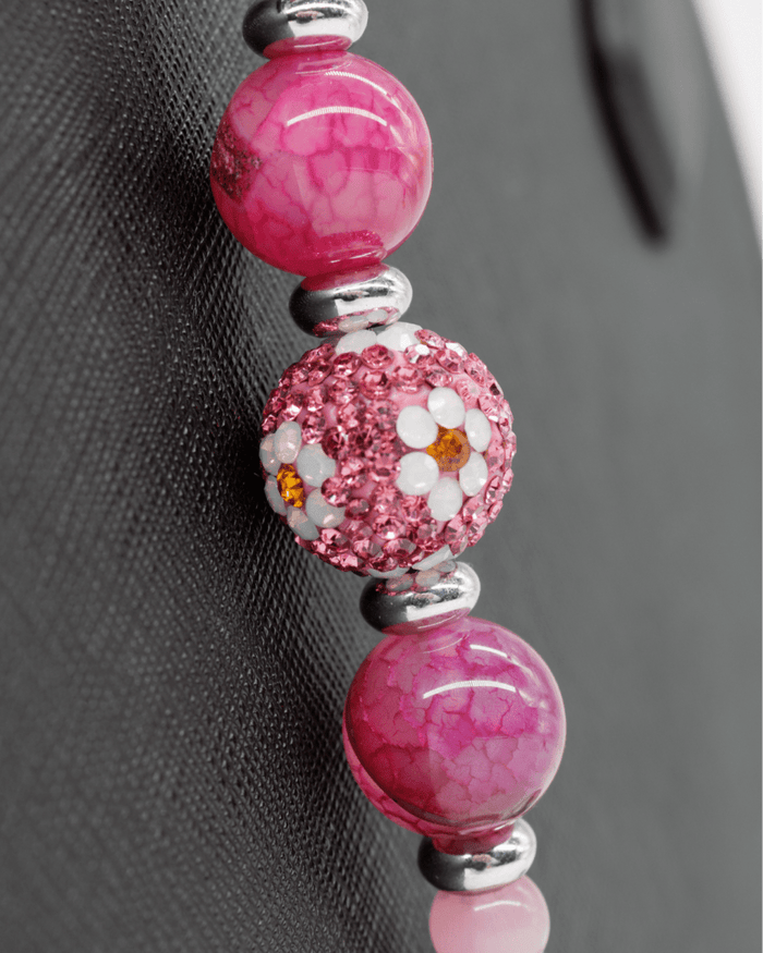 Austrian crystal daisy center bead