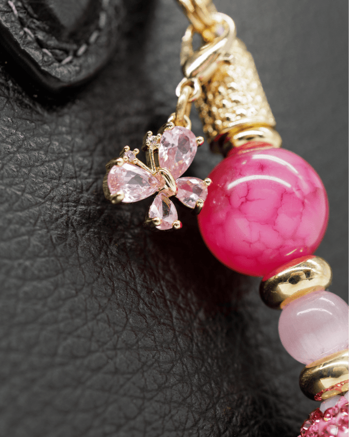 18KT Gold plated micro pavé butterfly charm & accents