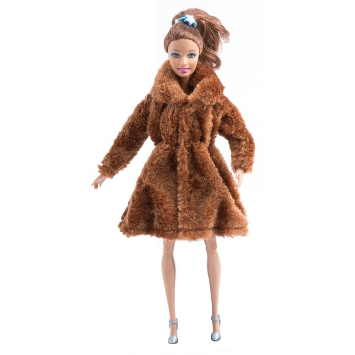 Girl Doll Toy Plush Coat Clothes Accessories - RICALOUX