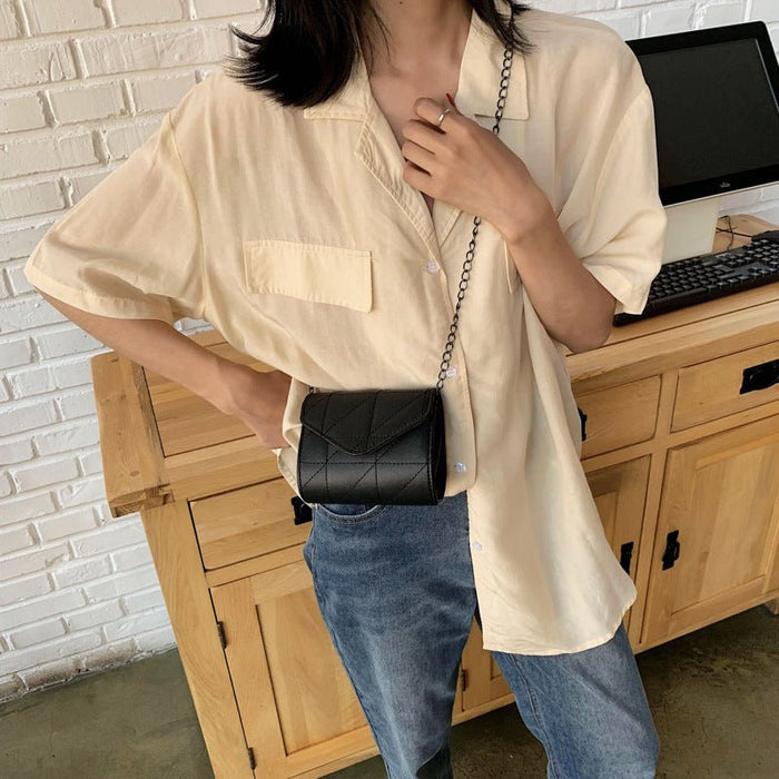 Girls Fashion Trend Texture All-match Bag - RICALOUX