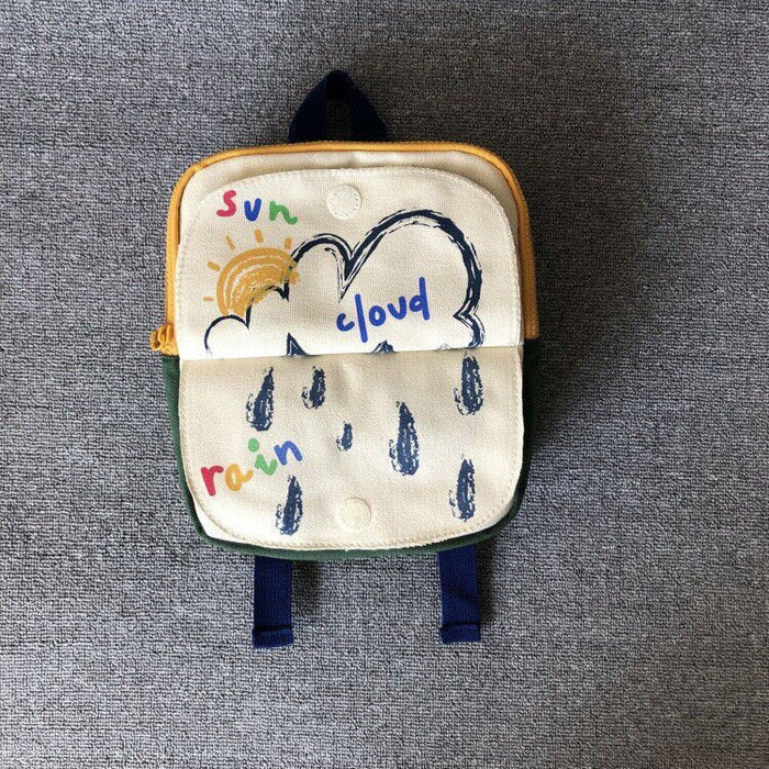 Girls' Flip School Bag Kindergarten Backpack - RICALOUX