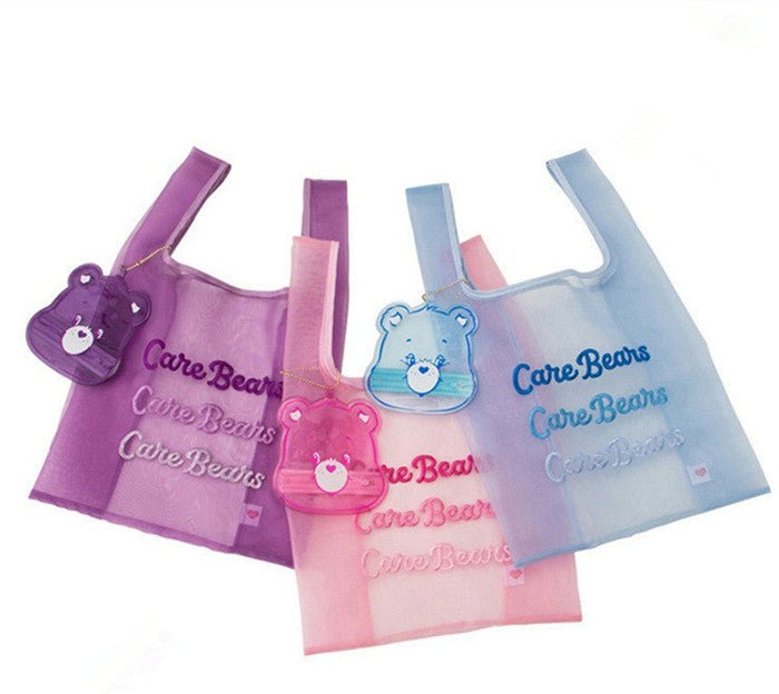 Girls Heart Rainbow Bear Eco Shopping Bag - RICALOUX