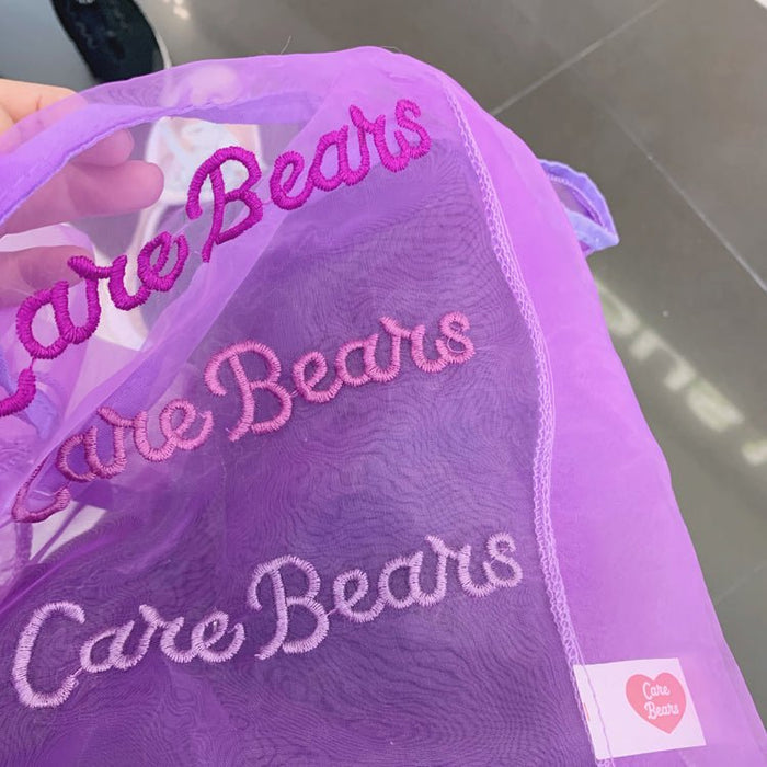 Girls Heart Rainbow Bear Eco Shopping Bag - RICALOUX